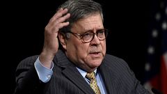 Image: Attorney General William Barr at the Justice Department in Washingto