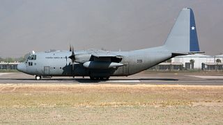 Image: A Chile Air Force Lockheed C-130 Hercules seen ready to