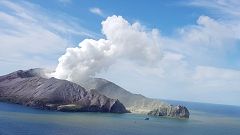 Image: White Volcano eruption