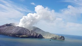 Image: White Volcano eruption