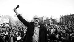 Image: Labour's Jeremy Corbyn during a rally in Bristol on Monday