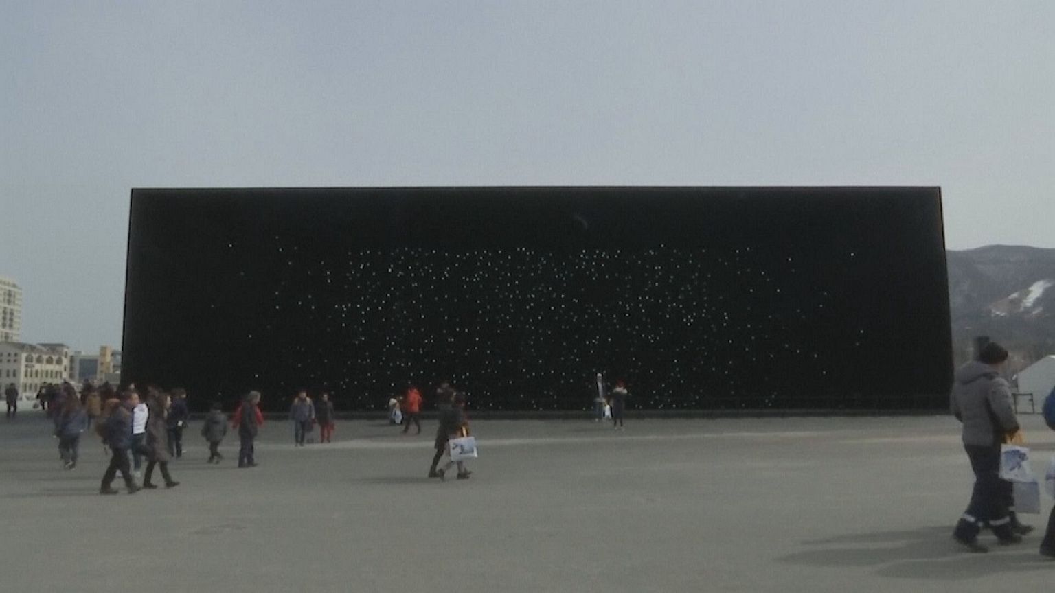 Pyeongchang : le bâtiment "le plus sombre du monde"