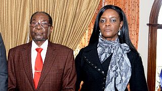 [Photo] Grace Mugabe pops up, first time since Mugabe overthrow