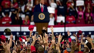 Image: President Trump Holds Campaign Rally In Hershey, Pennsylvania