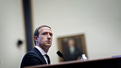 Image: Mark Zuckerberg testifies during a House Financial Services Committe
