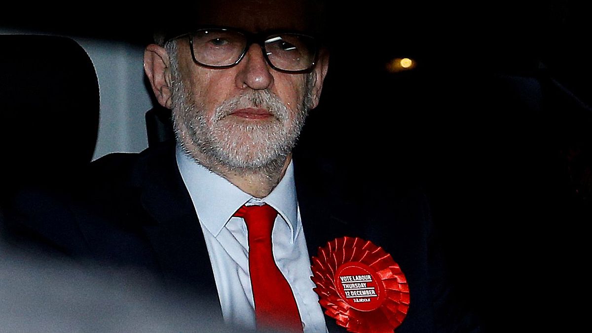 Image: Britain's opposition Labour Party leader Jeremy Corbyn leaves the La