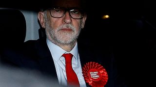 Image: Britain's opposition Labour Party leader Jeremy Corbyn leaves the La