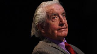 Image: Dennis Skinner, Labour party MP listens to speeches on the third day