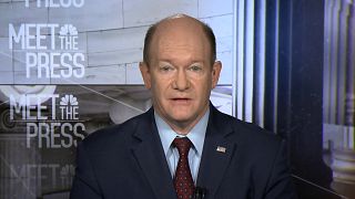 Image: Sen. Chris Coons appears on "Meet the Press."