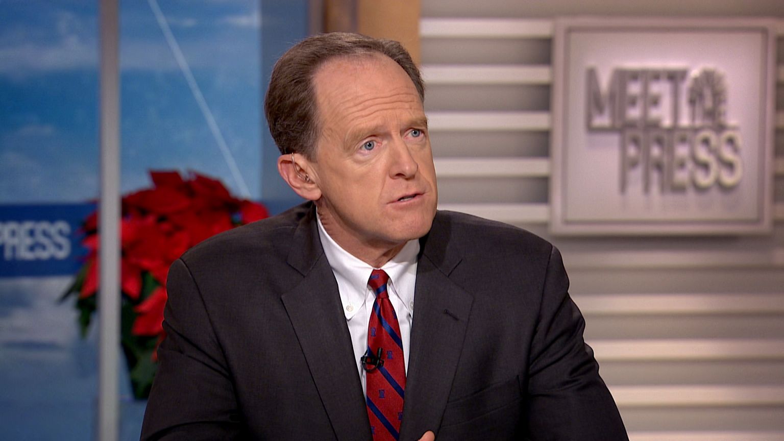 Image: Sen. Pat Toomey appears on "Meet the Press."