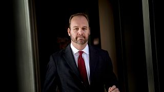Image: Former Trump campaign official Rick Gates leaves federal court in Wa