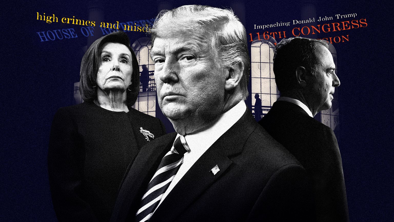 Image: The House of Representatives will vote on two articles of impeachmen