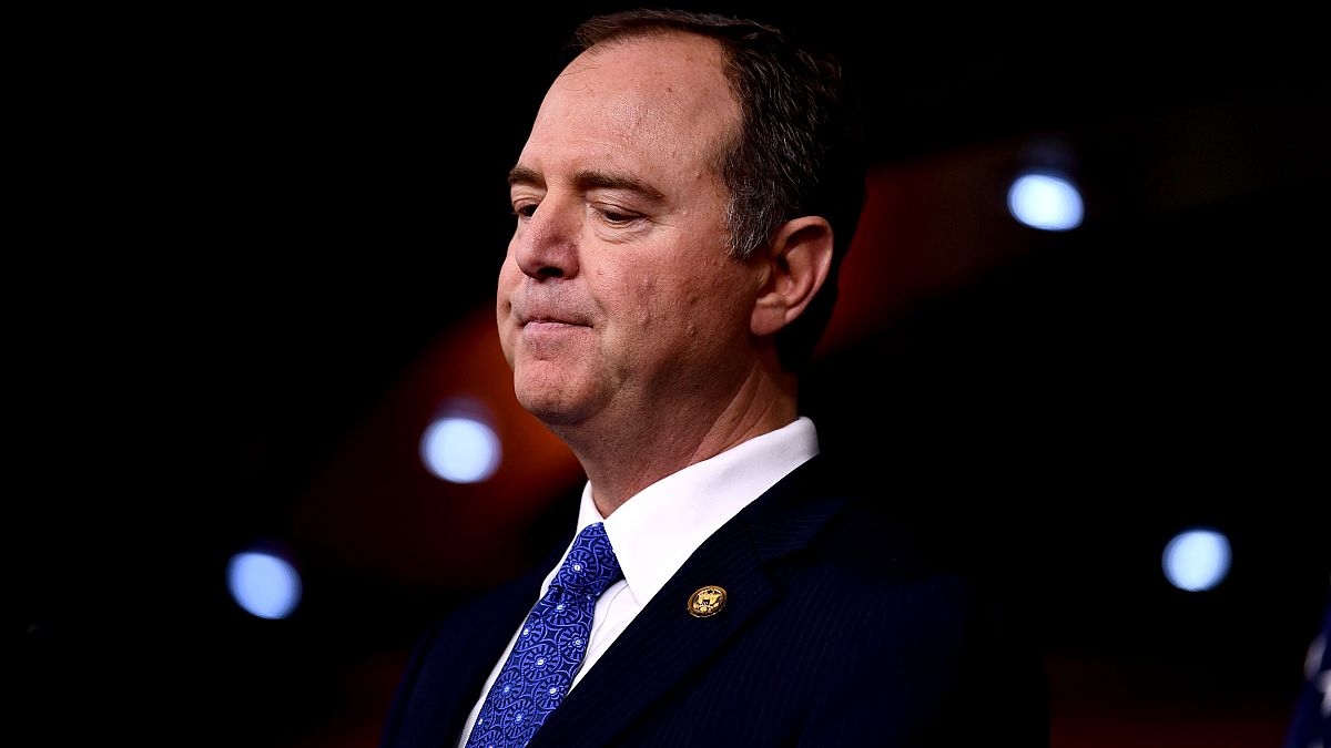Image: House Intelligence Committee Chairman Adam Schiff speaks at a press 