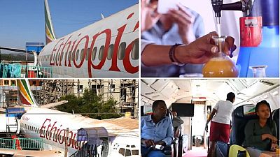Disused Ethiopian plane turned into pure honey cafe in Oromia