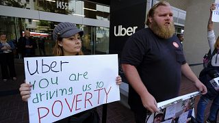 Image: Uber protest