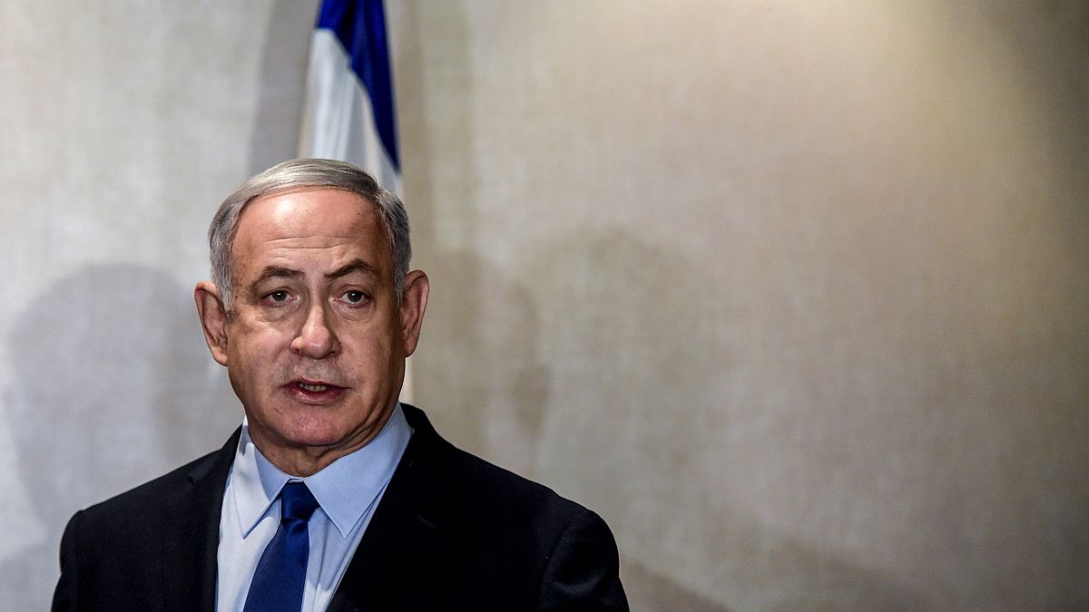 Image: Israeli Prime Minister Benjamin Netanyahu in Lisbon on Dec. 4, 2019.