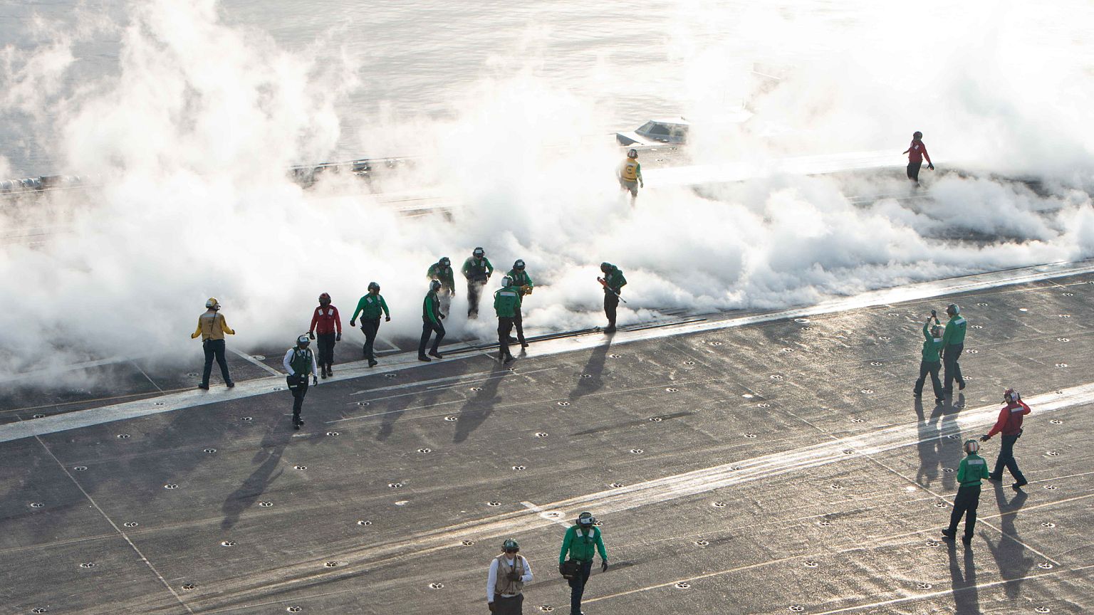 USS Harry S. Truman (CVN 75) transits the Mediterranean Sea