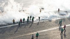 USS Harry S. Truman (CVN 75) transits the Mediterranean Sea