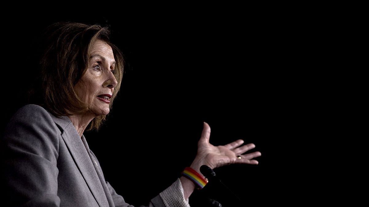 Image: House Speaker Nancy Pelosi speaks during a news conference on Capito