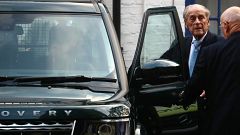 Image: Britain's Prince Philip leaves the King Edward VII's Hospital in Lon