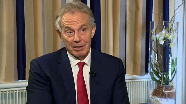 Antigo PM britânico Tony Blair Antigo PM britânico Tony Blair