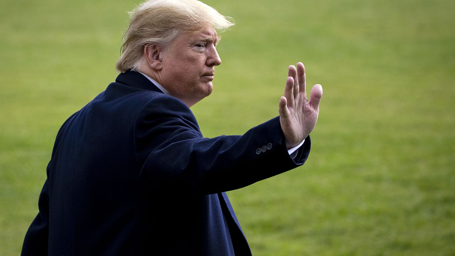 President Trump Departs White House For Texas