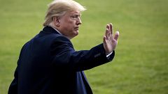 President Trump Departs White House For Texas
