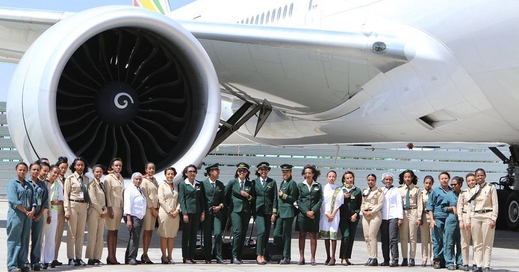 Image result for ethiopian airlines all female crew