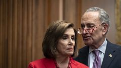 Image: nancy Pelosi, CHuck Schumer, Democratic Lawmakers Hold News Conferen
