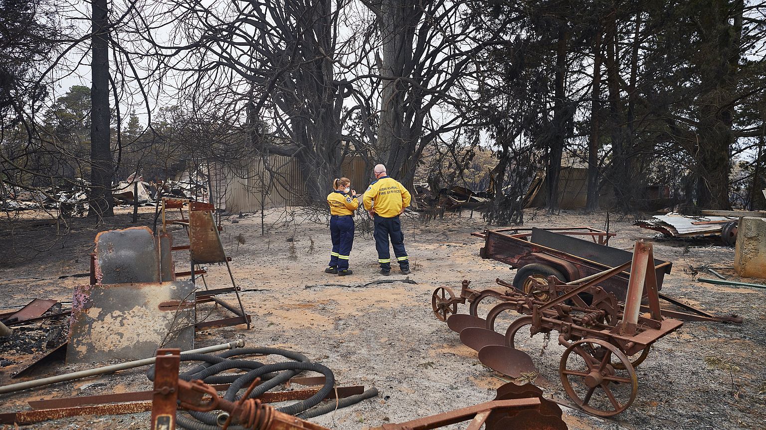 Image: Hundreds Of Bushfires Continue To Burn Across NSW Despite Easing Con