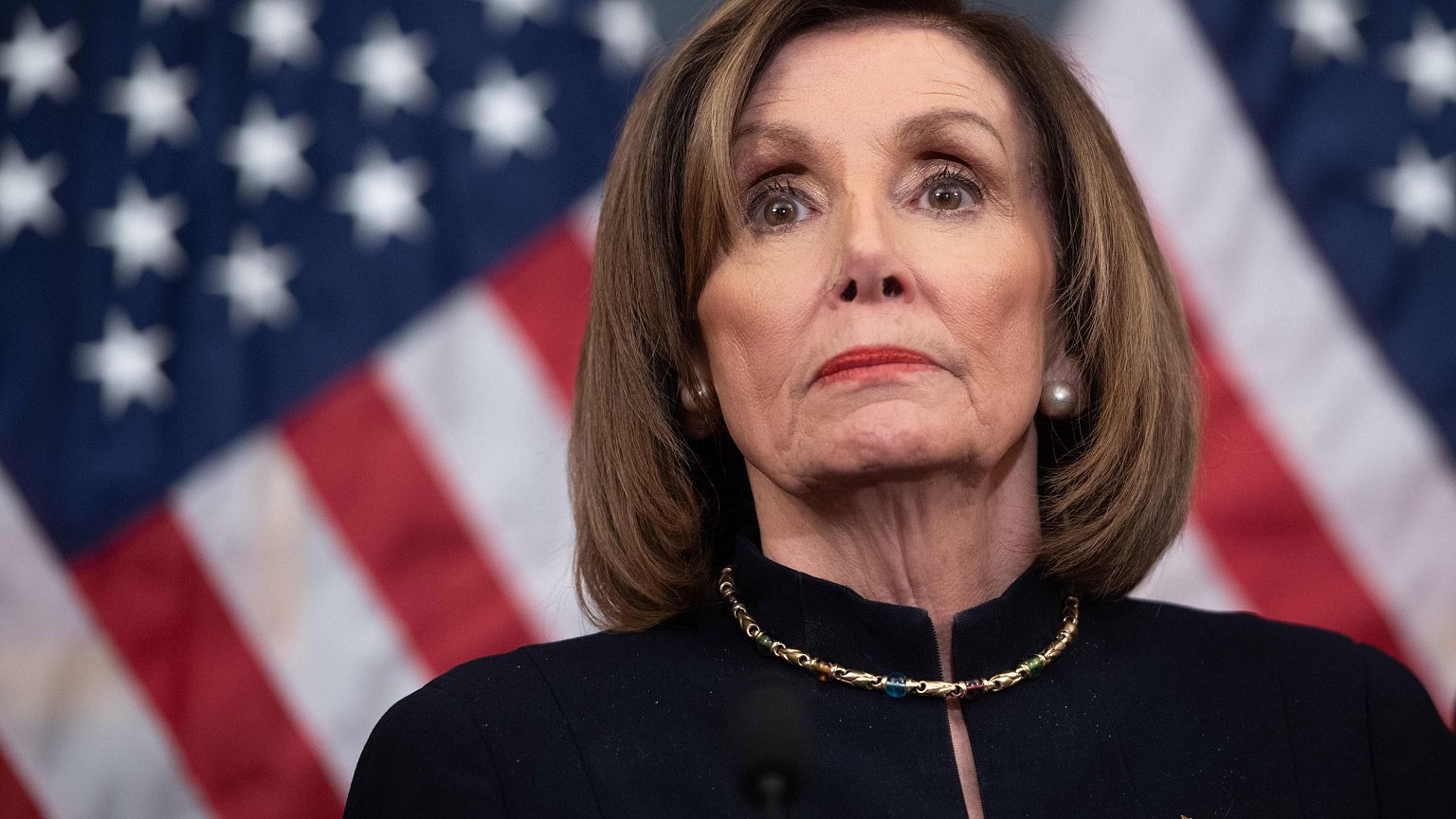 Image: Speaker of the House Nancy Pelosi holds a press conference at the U.