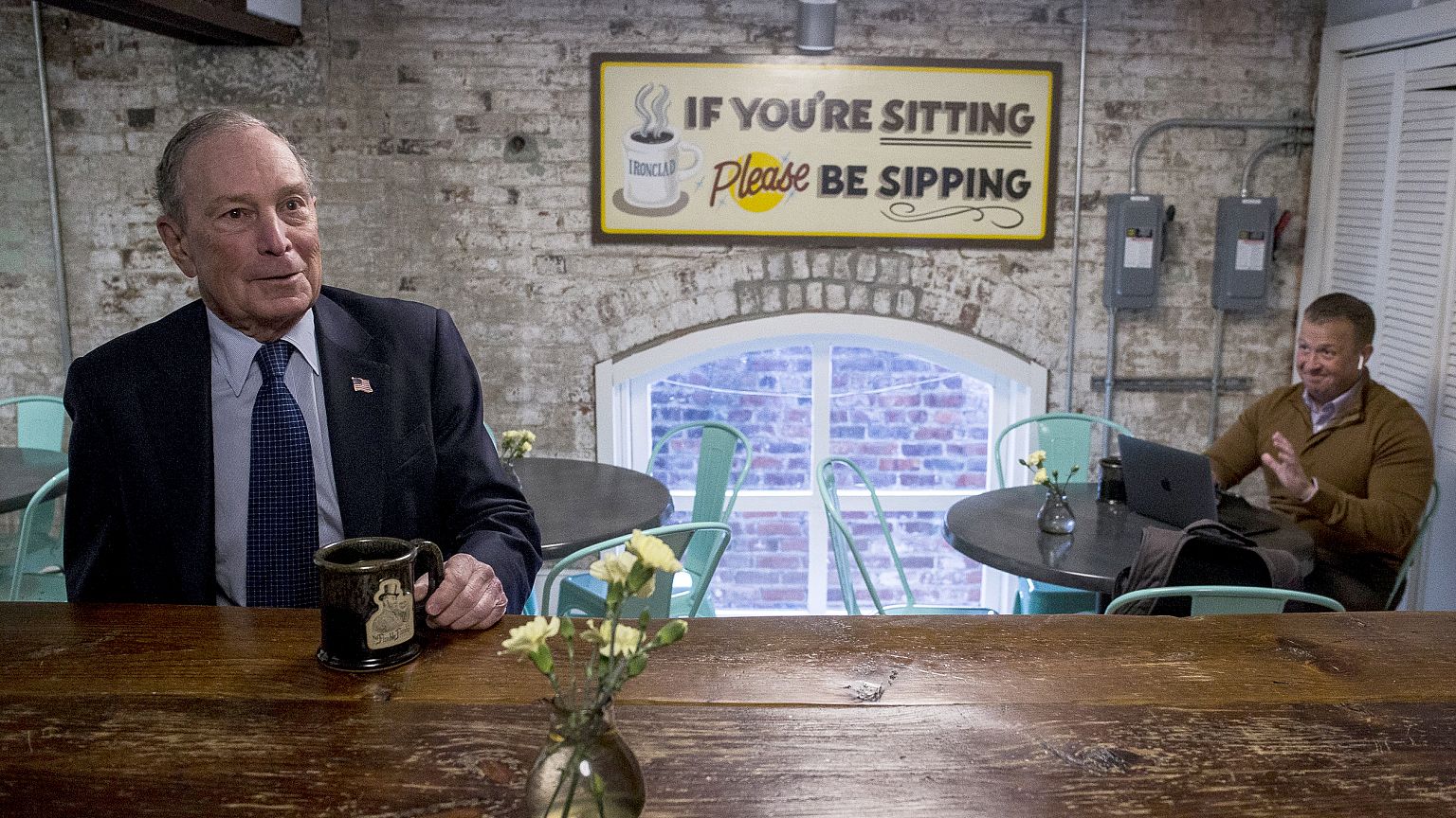 Image: Presidential Candidate Mike Bloomberg Campaigns In Richmond, Virgini