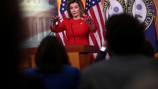 Image: U.S. House Speaker Pelosi holds her weekly news conference at the U.