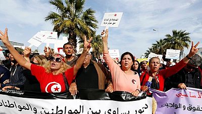Tunisian women march for equal inheritance rights