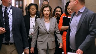 Image: Nancy Pelosi And House Members Hold Meetings On Capitol Hill