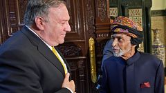 U.S. Secretary of State Mike Pompeo meets with Sultan of Oman Qaboos bin Sa