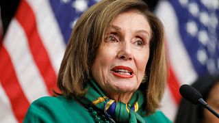 Image: House Speaker Nancy Pelosi speaks during a news conference at the U.