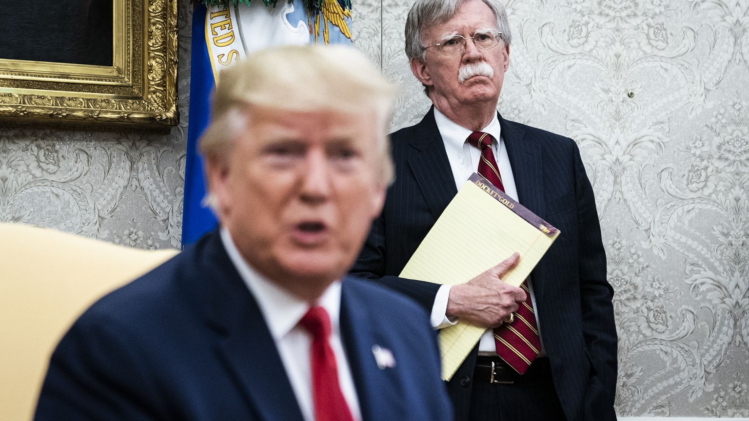 Image: Donald Trump and John Bolton