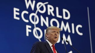 Image: President Donald Trump delivers the opening remarks at the World Eco