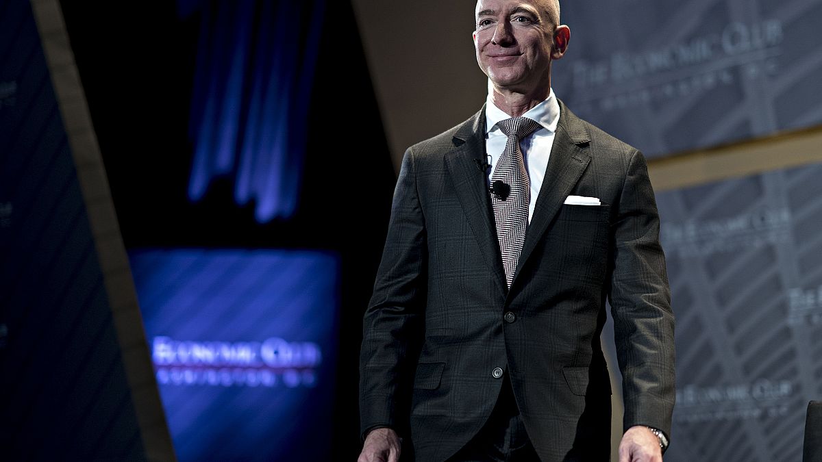 Image: Jeff Bezos, founder and chief executive officer of Amazon.com Inc., 