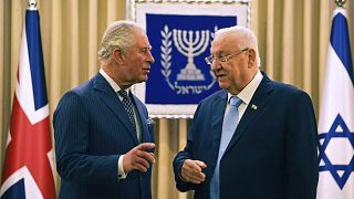 Image: Britain's Prince Charles meets Israel President Reuven Rivlin