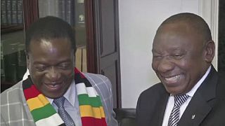 Le président sud-africain Ramaphosa en visite au Zimbabwe