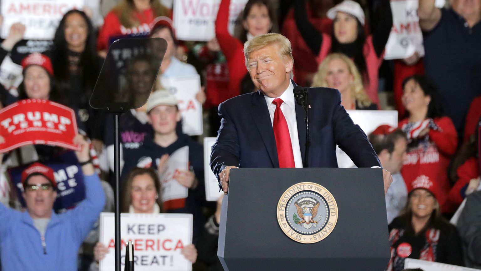 Image: President Donald Trump campaign rally in Wildwood