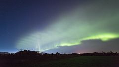 Auroral dunes photographed on Oct 7, 2018 near Laitila, Finland.