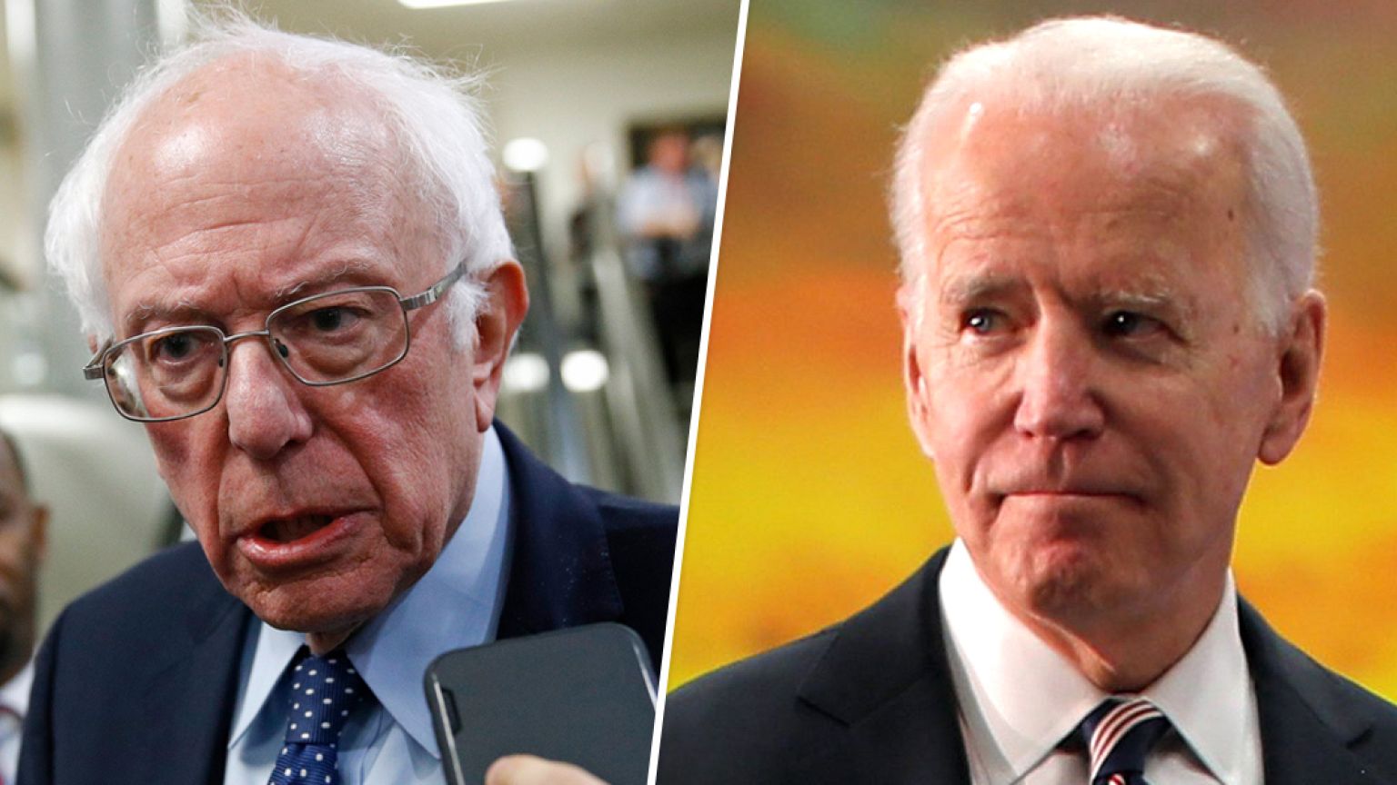 Image: Bernie Sanders, Joe Biden