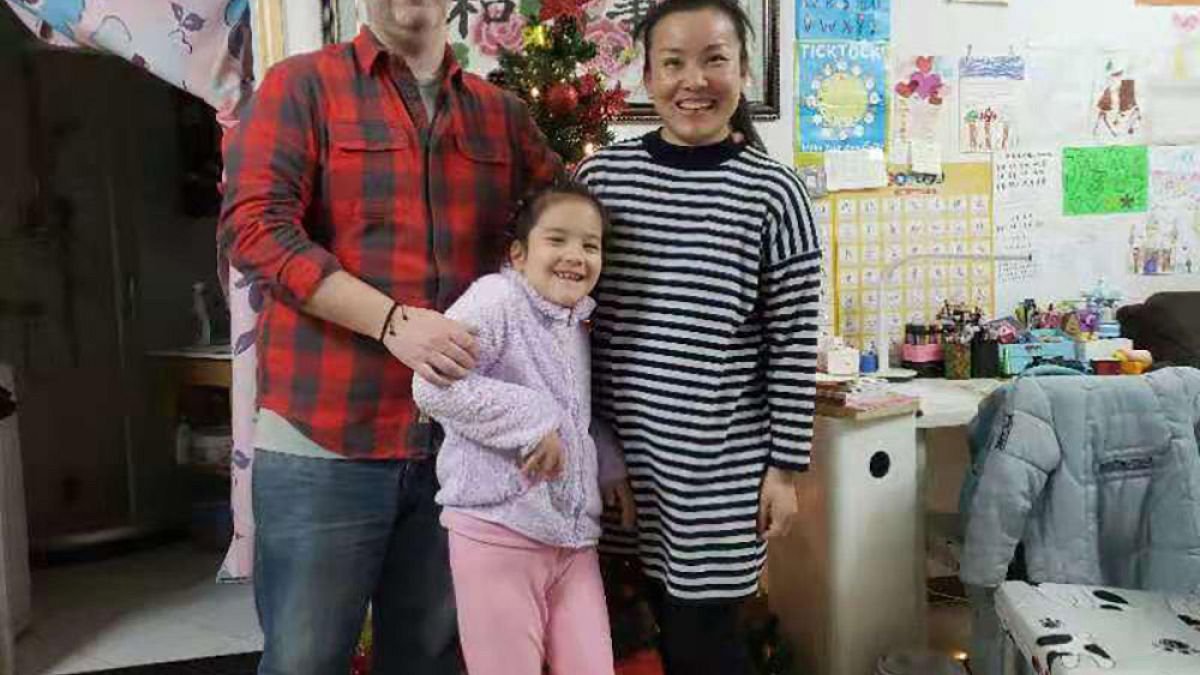 Image: Ben Wilson with his wife and 7-year-old daughter
