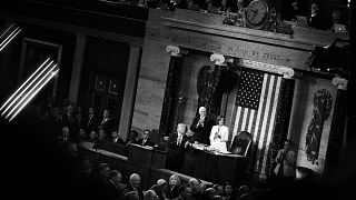 Image: President Donald Trump delivers the State of the Union address on Fe