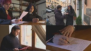 Italians turn to love letters to revive affection