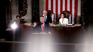 Image: President Donald Trump delivers the State of the Union address at th
