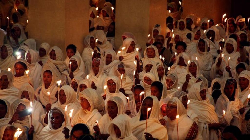 [Photos] Ethiopian Orthodox faithful observe Easter rites in Addis